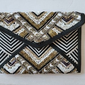 Rebecca Minkoff art deco clutch